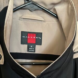 Gallery Black Raincoat